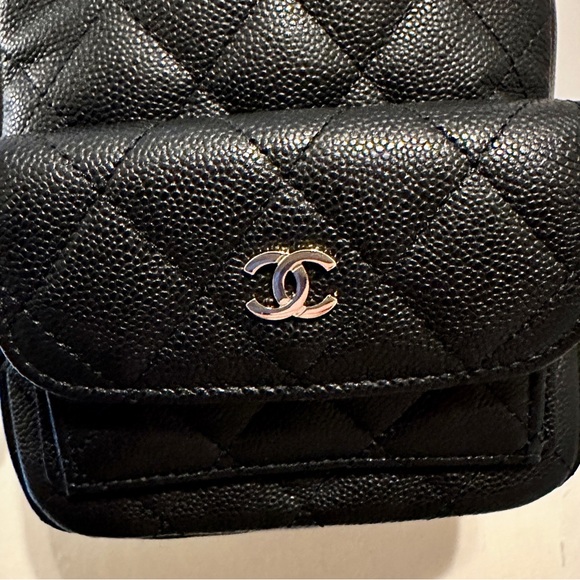 ❌SOLD ELSEWHERE❌ CHANEL NEW Mini Classic Backpack/Crossbody Black Caviar Leather - Picture 14 of 17